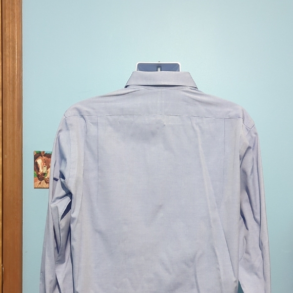 Paul Fredrick Light Blue Casual Button Down Shirt - Picture 2 of 7